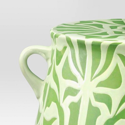 Ceramic Garden Stool - Green - Opalhouse™ Designed With Jungalow™