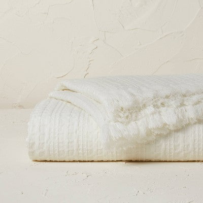  Waffle Weave Bed Throw - Opalhouse™ Designed With Jungalow™