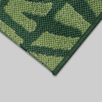  5'x7' Tonal Outdoor Rug Green - Opalhouse™