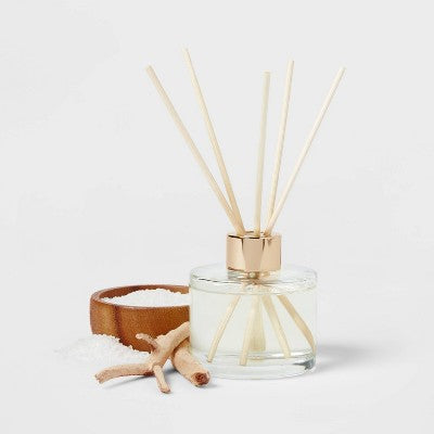  4oz Boxed Reed Diffuser Driftwood & Sea Salt - Opalhouse™