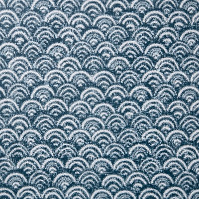  Rainbow Scallops Peel & Stick Wallpaper Blue/White - Opalhouse™: Removable, Temporary, Vinyl, Kitchen Decor