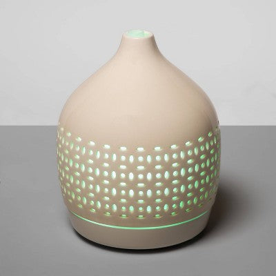  300ml Cutout Ceramic Color Changing Oil Diffuser White - Opalhouse™