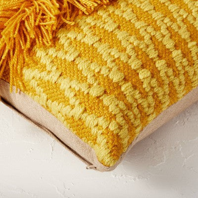  Diamond Textured Woven Square Throw Pillow - Opalhouse™ Designed With Jungalow™