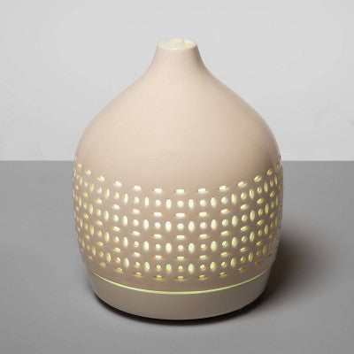 300ml Cutout Ceramic Color Changing Oil Diffuser White - Opalhouse™