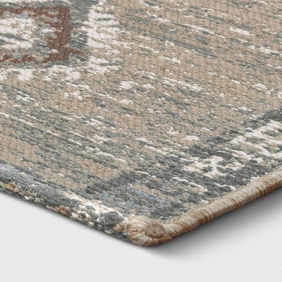  7' X 10' Sunset Moroccan Tapestry Woven Outdoor Rug Light Brown - Opalhouse™