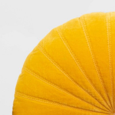  Quilted Velvet Round Throw Pillow - Opalhouse™