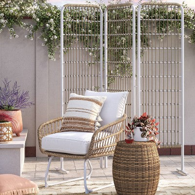  Southport 6' 3 Panel Decorative Patio Screen - Opalhouse™
