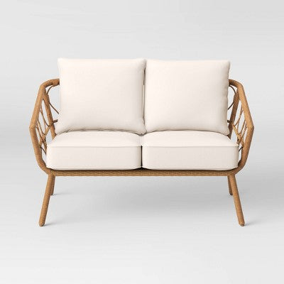  Britanna Patio Loveseat, Outdoor Furniture - Natural - Opalhouse™