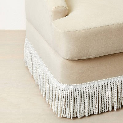  Alberhill Velvet Accent Chair With Fringe - Opalhouse™ Designed With Jungalow™