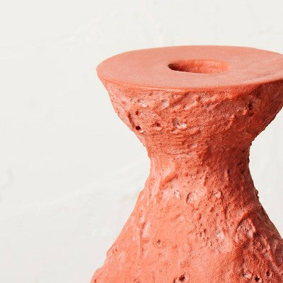  Tall Clay Taper Candle Holder Red - Opalhouse™ Designed With Jungalow™