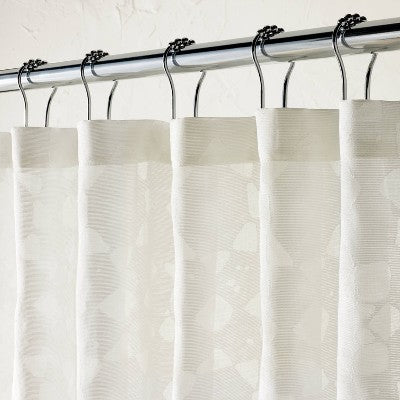  Villa Burnout White Shower Curtain - Opalhouse™ Designed By Jungalow™